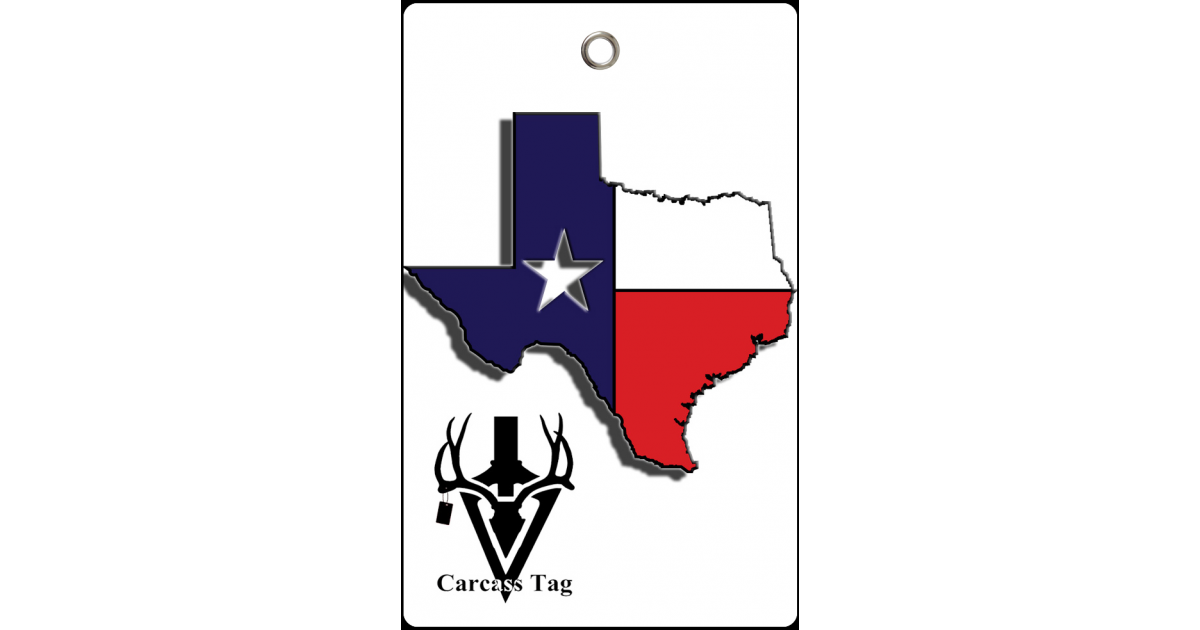 Texas Carcass Tag, Hunt Tag