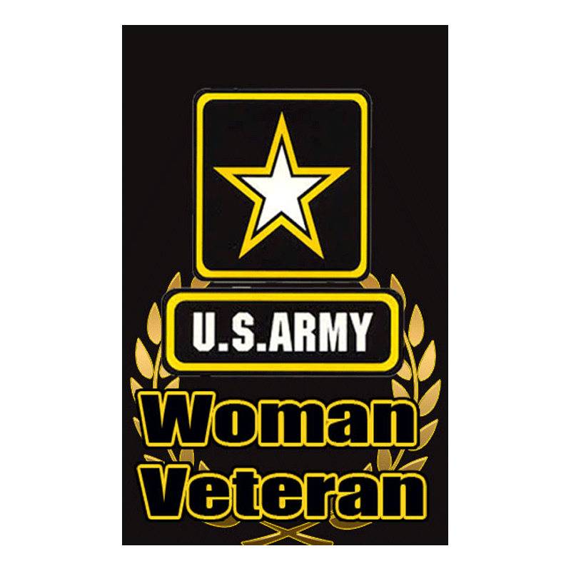 Women Army Hunt Tag Black