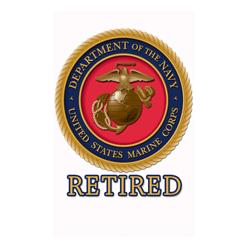 Retired Marine hunting Tag