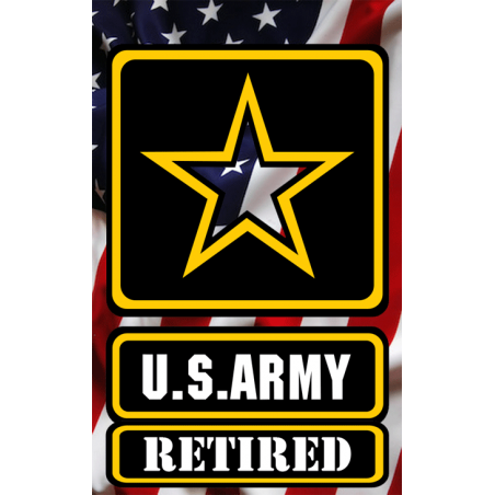 Retired Army Big Game Tag