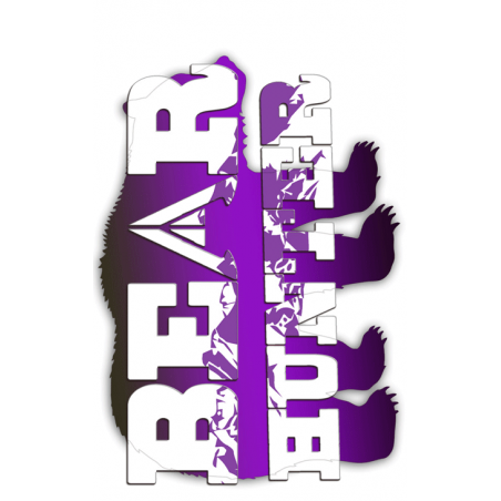 Bear Tag Purple