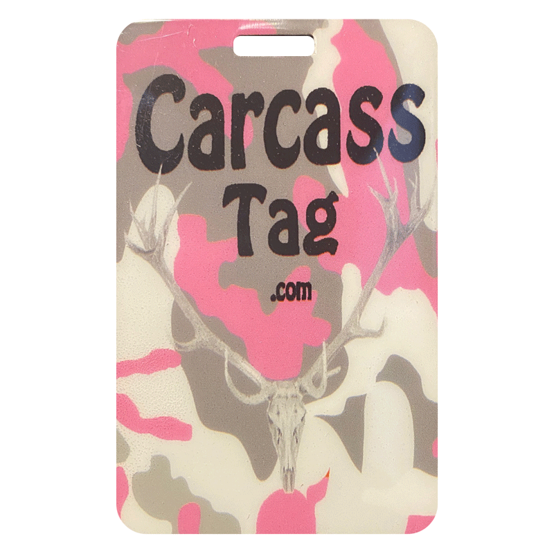 5 Hunting Tag 5 Dollar tags Pink
